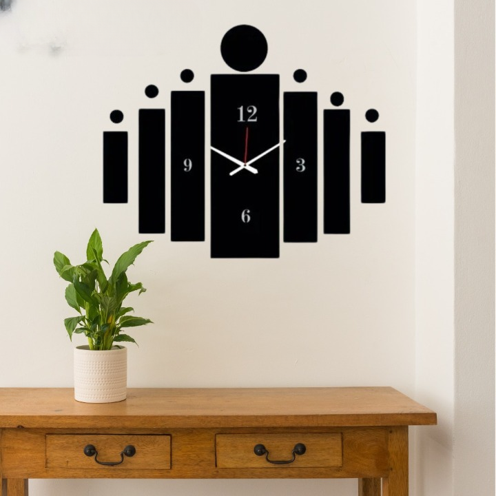 3d Tile Wall Clock