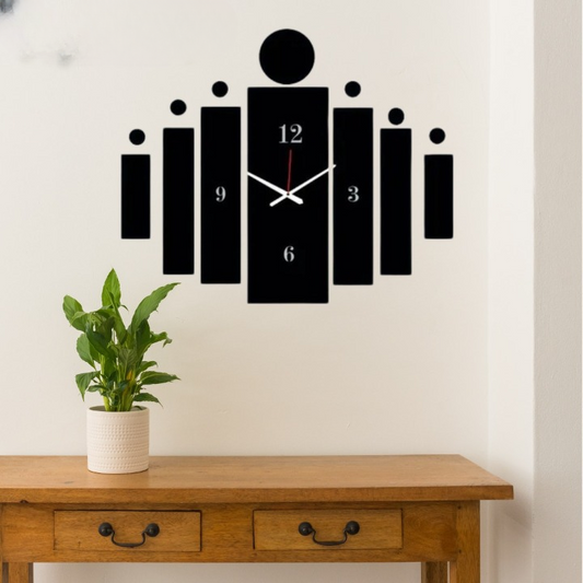 3d Tile Wall Clock